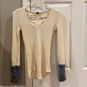 Free People thermal long sleeve